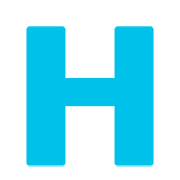 🇭 Emoji Indicador regional símbolo letra H en Google Android 7.0.