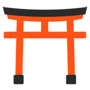 Emoji ⛩️ Santuario Shintoista su Google Android 7.0.