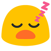 😴 Emoji Rosto Dormindo na Google Android 7.0.
