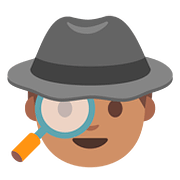 🕵🏽 Emoji Detetive: Pele Morena na Google Android 7.0.