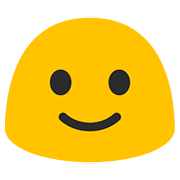 🙂 Emoji Cara Sonriendo Ligeramente en Google Android 7.0.