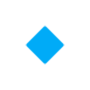 🔹 Emoji Losango Azul Pequeno na Google Android 7.0.