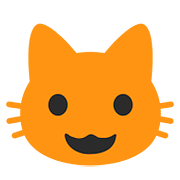Émoji 😺 Chat Qui Sourit sur Google Android 7.0.
