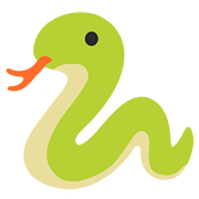 Emoji 🐍 Serpente su Google Android 7.0.