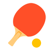 Émoji 🏓 Ping-pong sur Google Android 7.0.