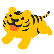 Émoji 🐅 Tigre sur Google Android 7.0.