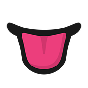 Emoji 👅 Lingua su Google Android 7.0.