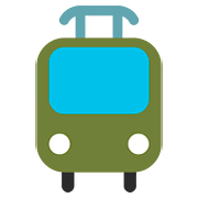 🚊 Emoji Straßenbahn Google Android 7.0.