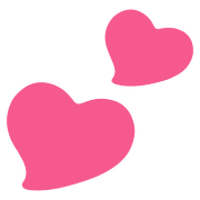 Émoji 💕 Deux Cœurs sur Google Android 7.0.