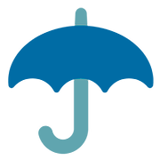 Émoji ☂️ Parapluie Ouvert sur Google Android 7.0.