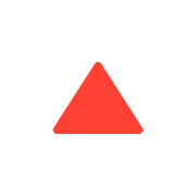 Émoji 🔼 Petit Triangle Haut sur Google Android 7.0.