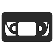 Émoji 📼 Cassette Vidéo sur Google Android 7.0.