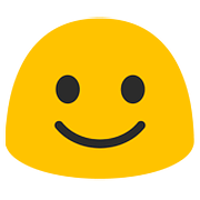 Emoji ☺️ Faccina Sorridente su Google Android 7.0.
