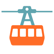 Émoji 🚡 Tramway Aérien sur Google Android 7.1.