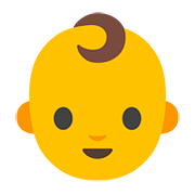 Émoji 👶 Bébé sur Google Android 7.1.