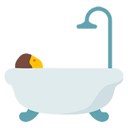 Emoji 🛀 Persona Che Fa Il Bagno su Google Android 7.1.