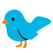 Emoji 🐦 Uccello su Google Android 7.1.
