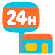 🏪 Emoji Tienda 24 Horas en Google Android 7.1.