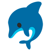 🐬 Emoji Delfín en Google Android 7.1.