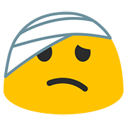 Emoji 🤕 Faccina Bendata su Google Android 7.1.