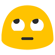 Emoji 🙄 Faccina Con Occhi Al Cielo su Google Android 7.1.