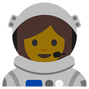 Emoji 👩‍🚀 Astronauta Donna su Google Android 7.1.
