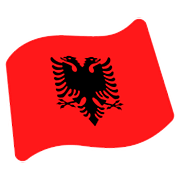 🇦🇱 Emoji Bandera: Albania en Google Android 7.1.