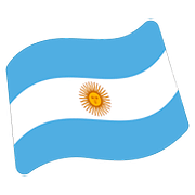 🇦🇷 Emoji Bandera: Argentina en Google Android 7.1.