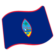 🇬🇺 Emoji Bandera: Guam en Google Android 7.1.