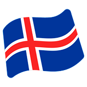 🇮🇸 Emoji Bandera: Islandia en Google Android 7.1.