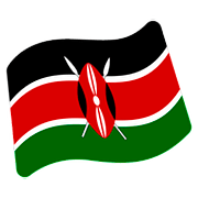 🇰🇪 Emoji Bandera: Kenia en Google Android 7.1.