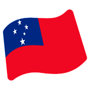 🇼🇸 Emoji Bandera: Samoa en Google Android 7.1.