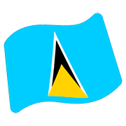 Emoji 🇱🇨 Bandiera: Saint Lucia su Google Android 7.1.
