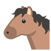 Emoji 🐴 Muso Di Cavallo su Google Android 7.1.