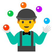 Emoji 🤹 Persona Che Fa Giocoleria su Google Android 7.1.