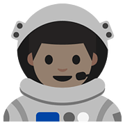 👨🏻‍🚀 Emoji Astronauta Hombre: Tono De Piel Claro en Google Android 7.1.