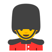 💂‍♂️ Emoji Guardia Hombre en Google Android 7.1.
