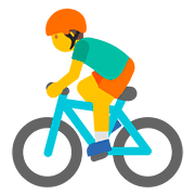 Emoji 🚴‍♂️ Ciclista Uomo su Google Android 7.1.