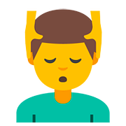 💆‍♂️ Emoji Hombre Recibiendo Masaje en Google Android 7.1.