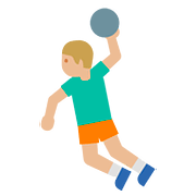 🤾🏼‍♂️ Emoji Handballspieler: mittelhelle Hautfarbe Google Android 7.1.