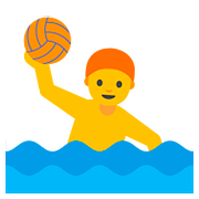 🤽‍♂️ Emoji Homem Jogando Polo Aquático na Google Android 7.1.