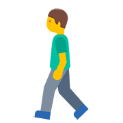 Emoji 🚶‍♂️ Uomo Che Cammina su Google Android 7.1.