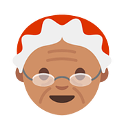 🤶🏽 Emoji Mamá Noel: Tono De Piel Medio en Google Android 7.1.