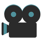 Emoji 🎥 Cinepresa su Google Android 7.1.