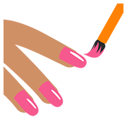 💅🏽 Emoji Pintarse Las Uñas: Tono De Piel Medio en Google Android 7.1.
