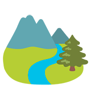 Émoji 🏞️ Parc National sur Google Android 7.1.