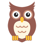 Emoji 🦉 Gufo su Google Android 7.1.