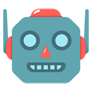 Emoji 🤖 Faccina Di Robot su Google Android 7.1.