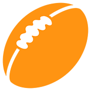 🏉 Emoji Balón De Rugby en Google Android 7.1.