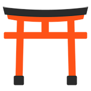 Emoji ⛩️ Santuario Shintoista su Google Android 7.1.